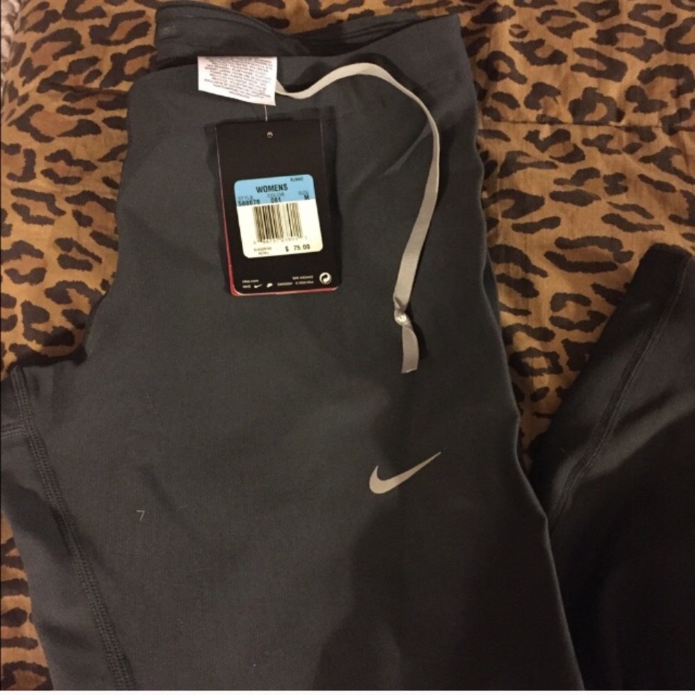 Gray Nike Running Tights